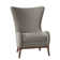 Casper 33" Wide Polyester Wingback Chair