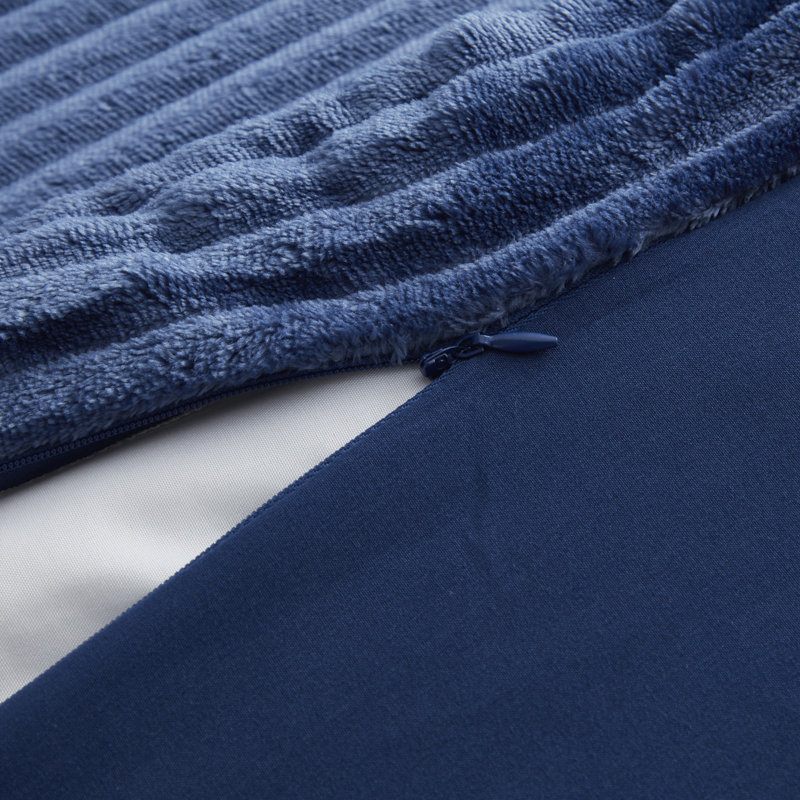 Duvet Cover, Navy Blue, Queen Duvet Cover + 2 Standard Shams