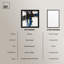 Décoration murale moderne Blue Streak I Shadowbox Print par Art Remedy-115123440-115123437