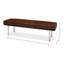 Banc rembourré en cuir véritable Prince Albert-39500727