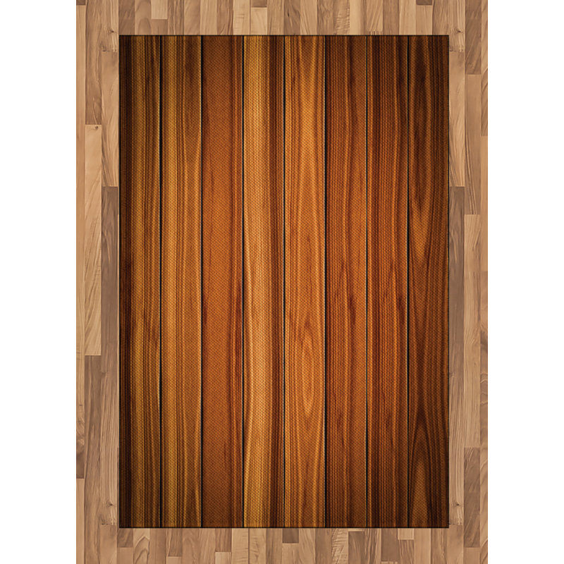 Rustic High Density Long Fiber Poly Threads Decorative Area Rug Carpet, Rectangle 4' x 5'8"