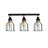 3 Lights Metal Body Head Adjustable Semi Flush Mount