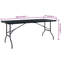 Table basse pliable en métal Dellbrook