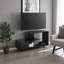 Meuble télé 48 po avec plateau en faux marbre noir Teagan, l 47,07 po x P 15,56 po x H 23,74 po-538145324