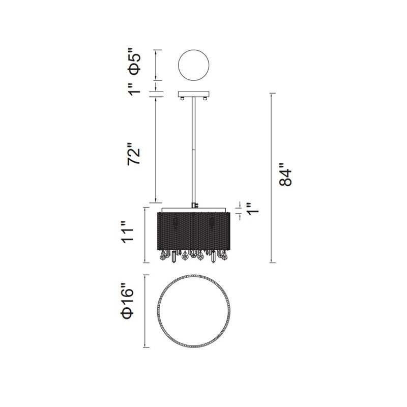 Bayer Glass Flush Mount