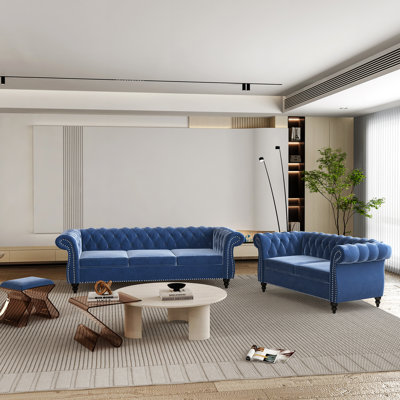Emara 2 - Piece Velvet Living Room Set