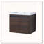 Armoire de salle de bain flottante avec évier à fermeture en douceur-446949543