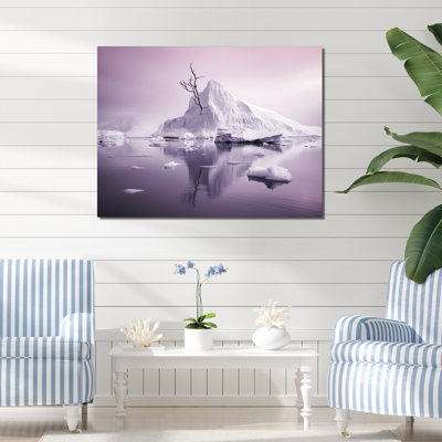 Pink Purple Iceberg Arctic Elegance
