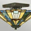 Riehle Glass Semi Flush Mount