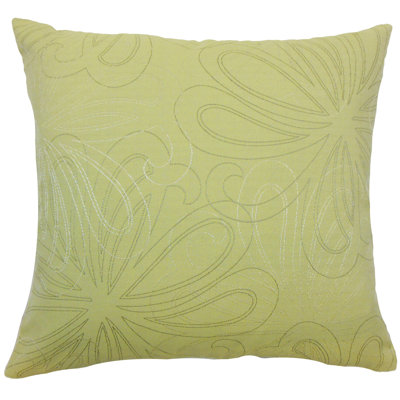Floral Reversible Throw Pillow