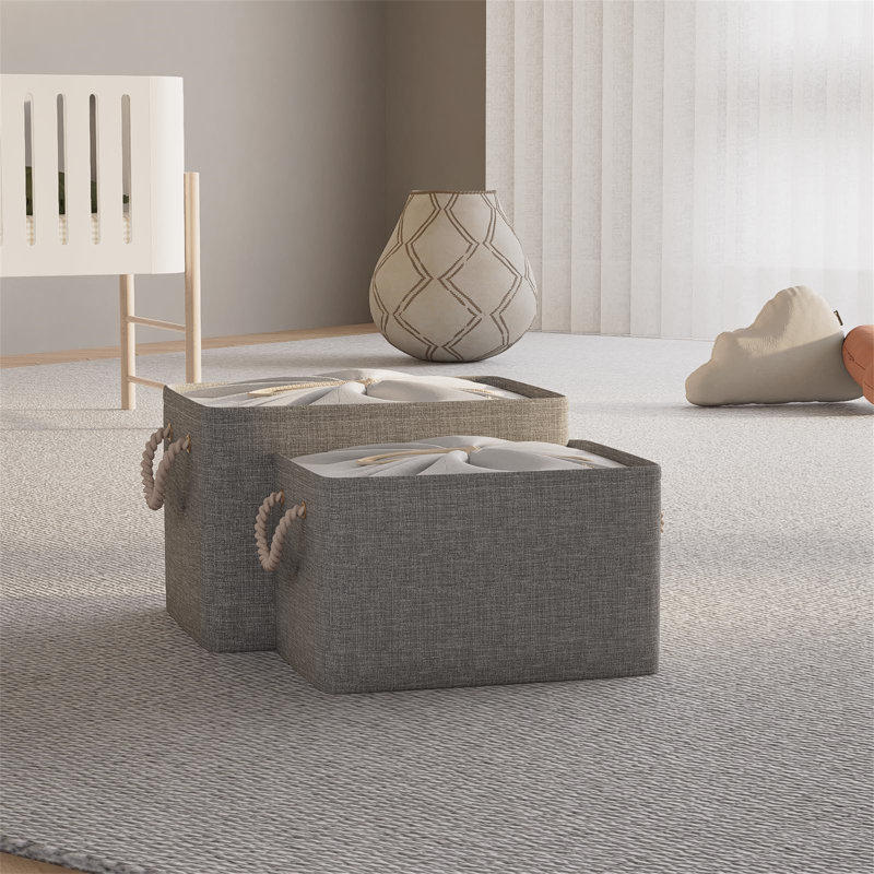 Chengdu Menghejia Technology Co., Ltd. Fabric Decorative Bin