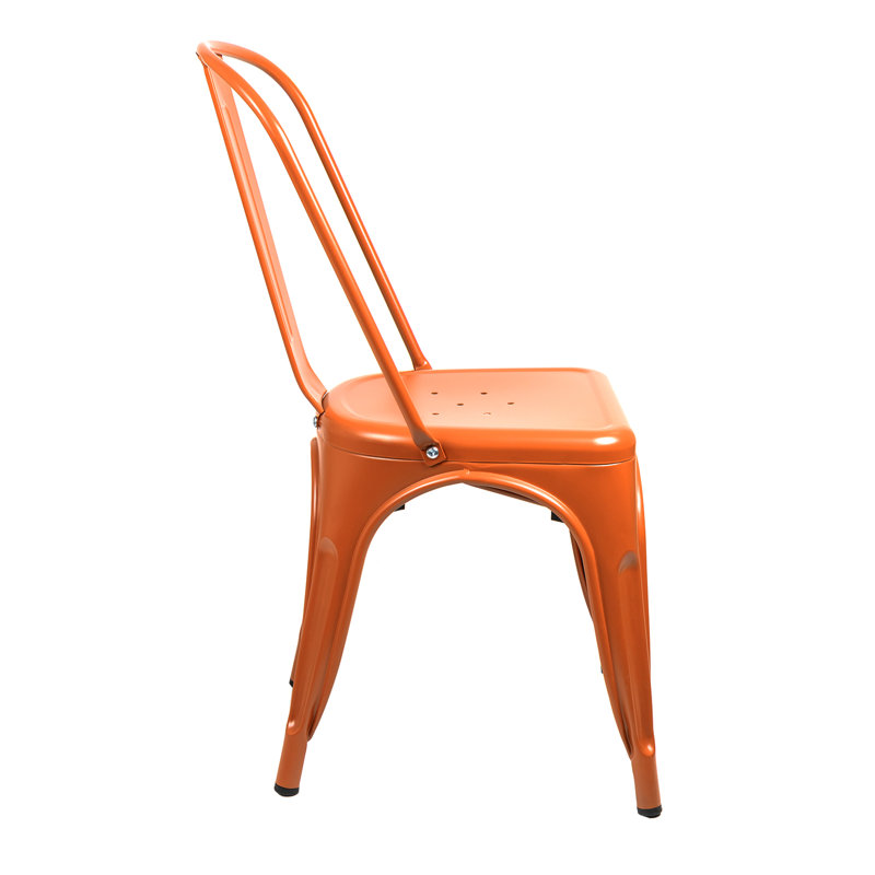 Chaise d'appoint Borowski, Orange