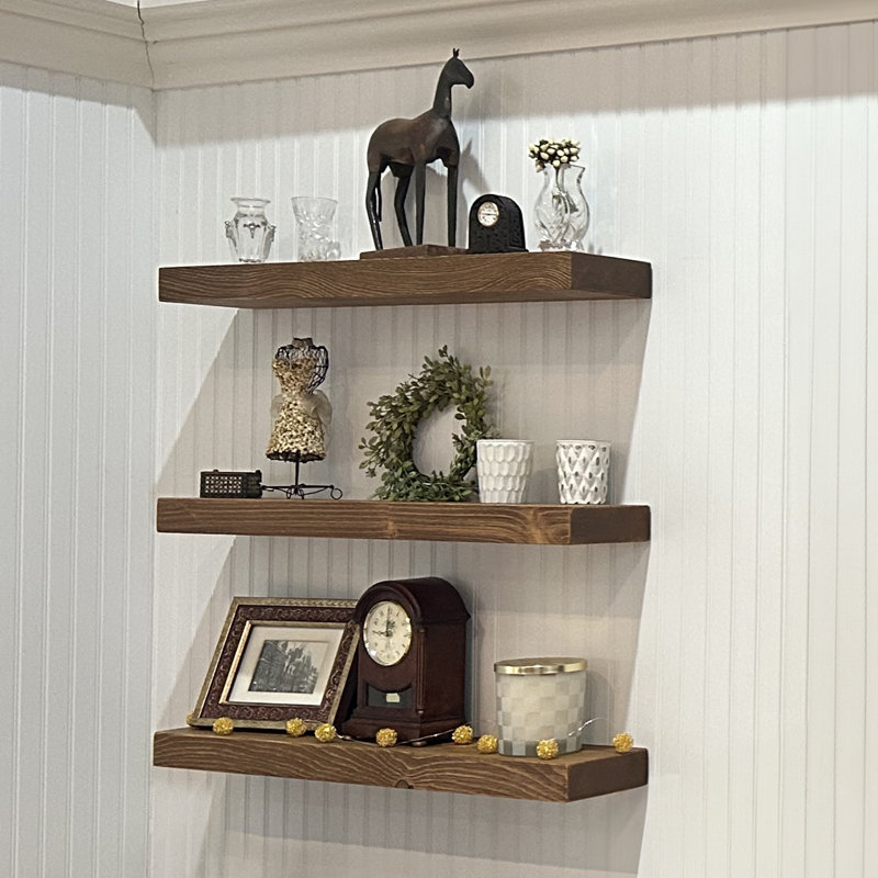 Devyn Pine, 2" H x 42" W x 10" D, Brown