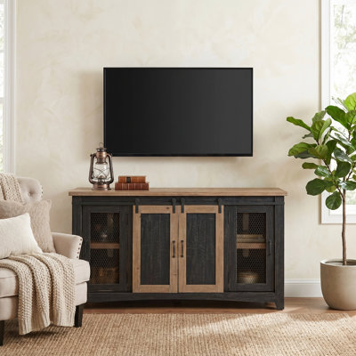 Meuble télé en bois massif Kinsella