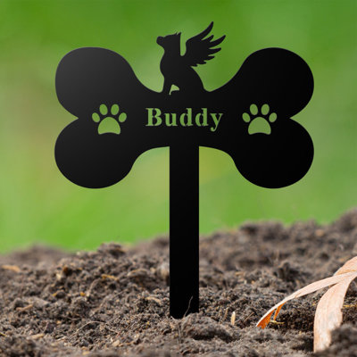 Dog Outdoor Grave Marker  Pet  Pile Garden Or Yard Sympathy Pet Loss Souvenir Gift Pet Souvenir Gift