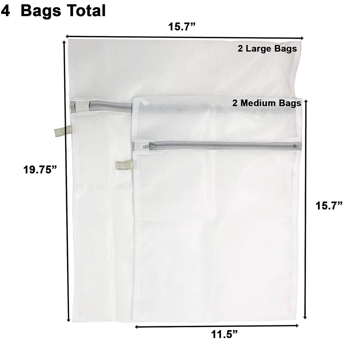 Mesh Wash Bag (Set of 4)