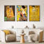 Cadre moderne abstrait encadré - ensemble de 3 reproductions sur toile-86934915-86934914