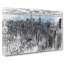 The Beauty of the Chicago Skyline in Abstract - Wrapped Canvas Drawing - Wrapped Canvas-55338991