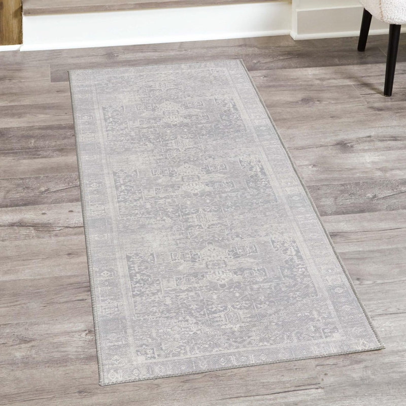 Chenille Abstract Indoor Rug, Runner 2'6" x 12'