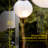  String Light Poles, 8' Steel Light Poles for Outside, 4 Pack