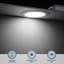 Luminaire encastré mince 6 "à DEL avec boîte en J, CRI90, 12 W, intensité variable 1100LM