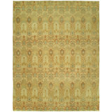 Wool Ikat Area Rug in Beige