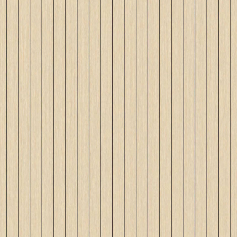 Panneau de papier peint texturé auto-adhésif à lattes beige L 9 pi x l 24 po, couvre 17 pieds carrés, Beige