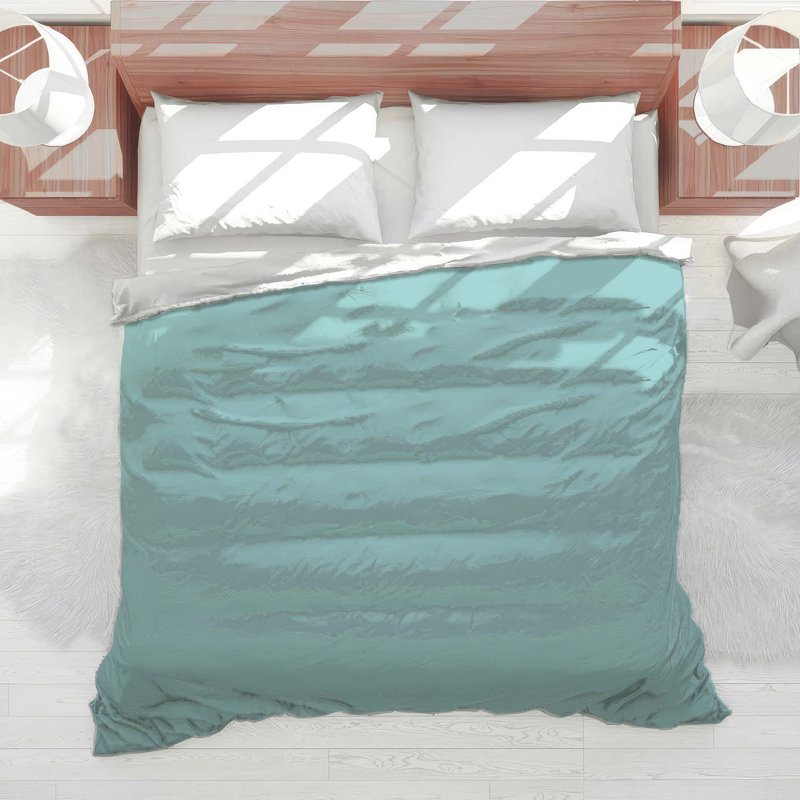 Solid Blue Background Comforter, Twin