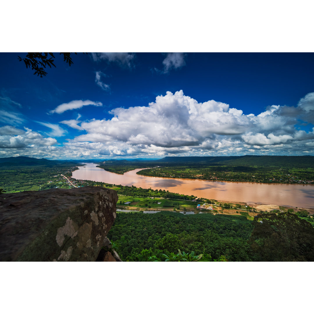 Mekong Fluss von Pressdigital - Leinwandbild