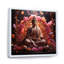 Art bouddhiste indien rose et doré-827751487-827751486