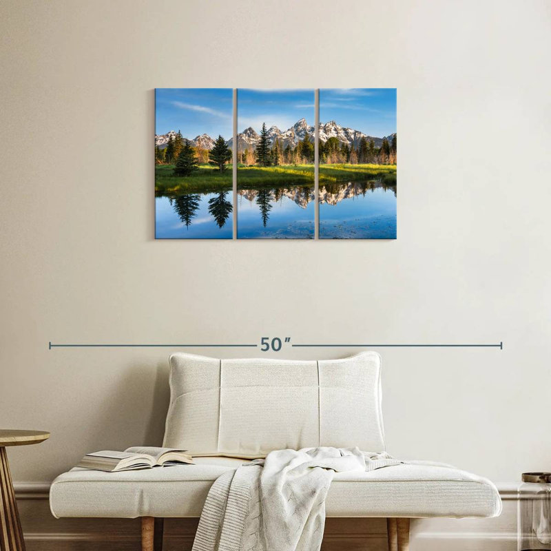 Paysage Alvord Grand Tetons, H 20 po x l 33 po