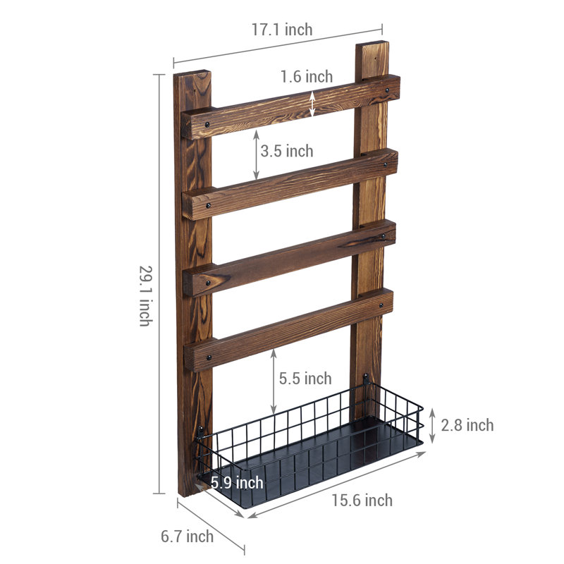 Carletto 74Cm H x 43.5Cm W Wood Lattice Panel Trellis Side Panel