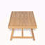 Table basse de patio en bois d'acacia