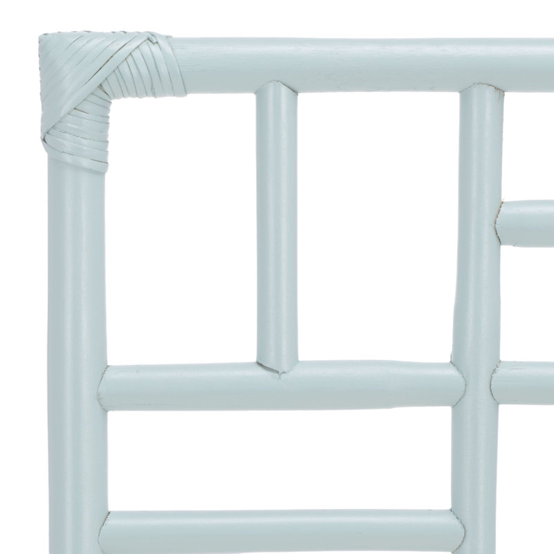 Tabouret de bar avec coussin Christine, Light Blue