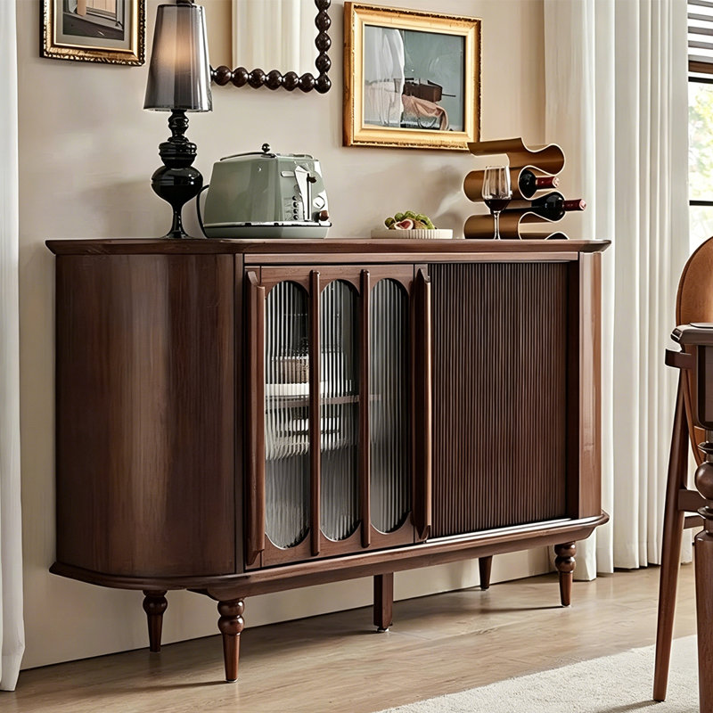 Buffet en bois massif 59,06 po