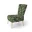 Chaise d'appoint rembourrée Green Floral