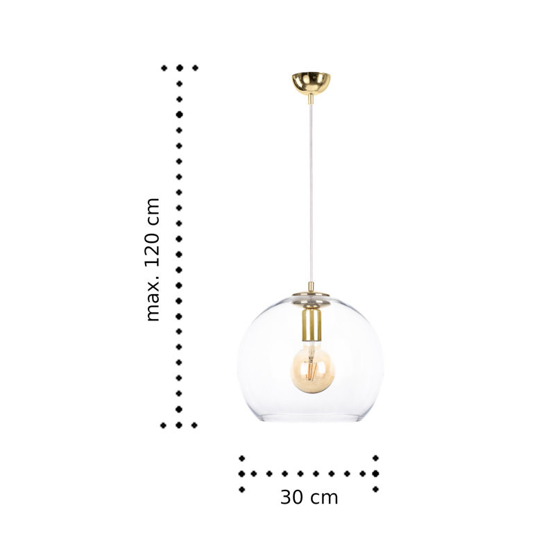 Irondale 1 - Light Pendant, Gold