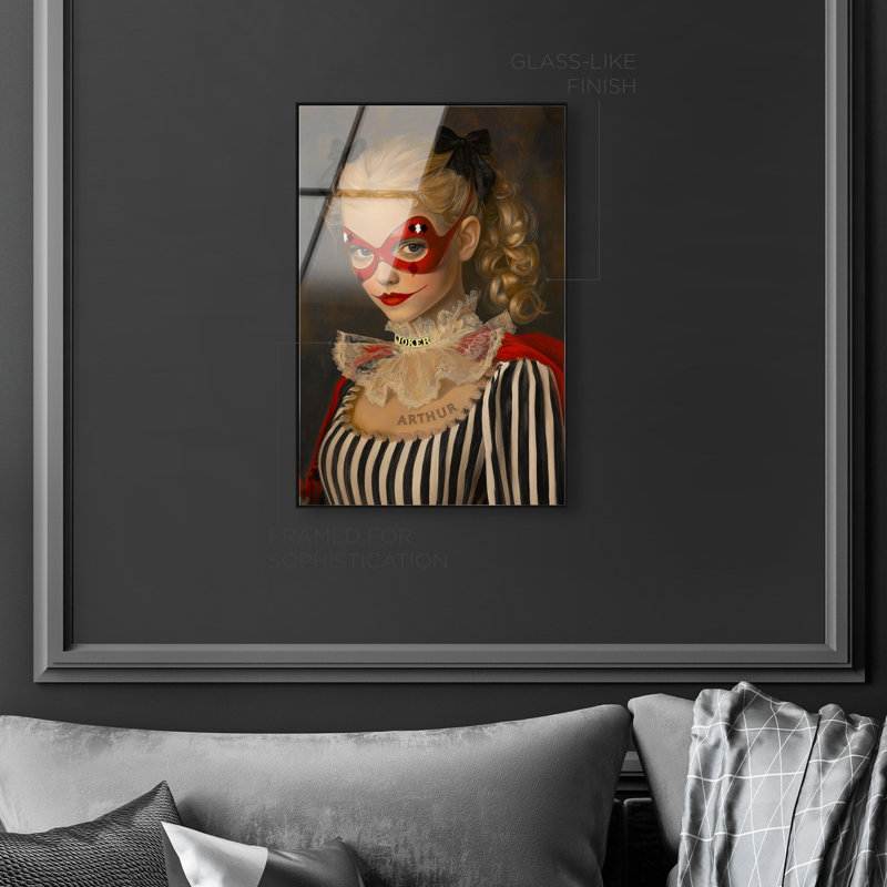 Lace and Trickery Canvas Movies and Television Print by Oliver Gal, 46"H x 31"W, Black Frame