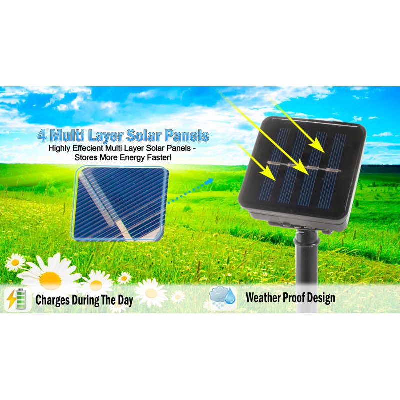 Guirlande solaire à DEL 396 po Solarled