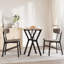 vidaXL Dining Table Y-Frame Solid Wood Pine and Steel-105675958-105675956