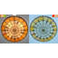 Sandston 16" 3-Light Dimmable Tiffany Stained Glass Flush Mount Ceiling Light