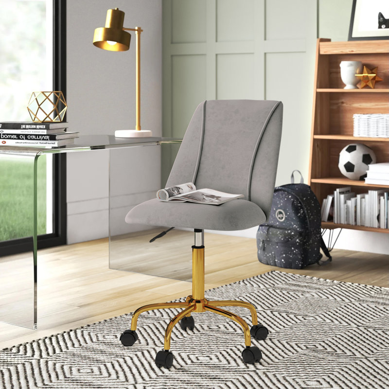 Chaise de travail Brault, Gris