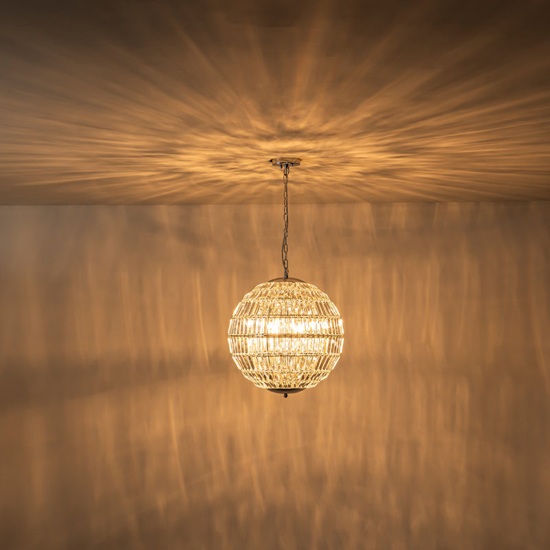 Ennu Crystal Globe Chandelier