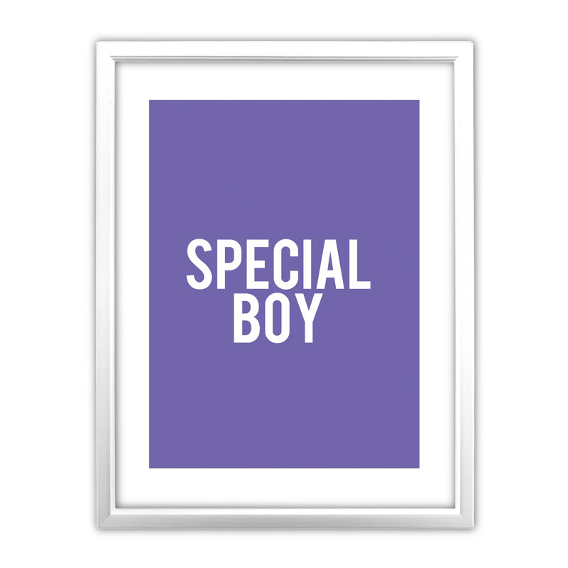 Single Picture Frame Print, White
