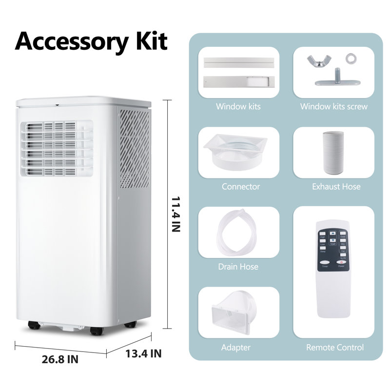 Climatiseur portatif 10 000 BTU LIFEPLUS