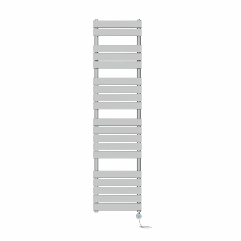 Flat Panel Towel Rail Heated Towel Rails, Chrome, 180cm H x 45cm W x 6.2cm D