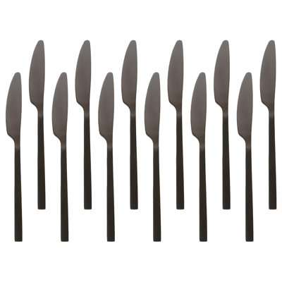 Stainless Steel Dinner Knives - 21cm - Pack of 12