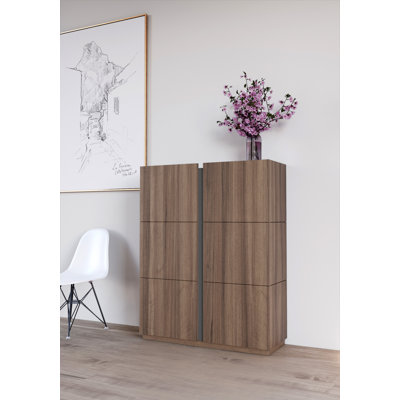 24 Pair Shoe Storage Cabinet