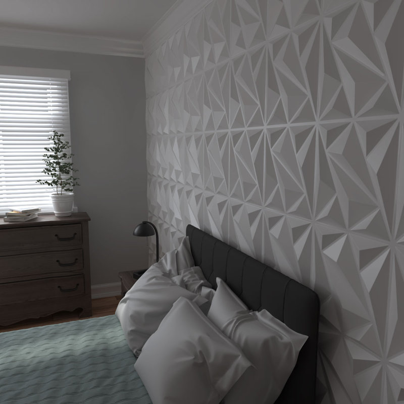 Panneau mural blanc 19,625 "H x 19,625"