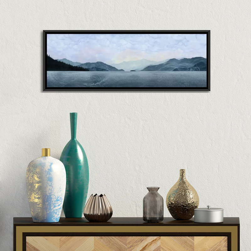 « bound », reproduction d’impression sur toile tendue, H 12 po x l 36 po x P 1,5 po, Toile avec cadre noir